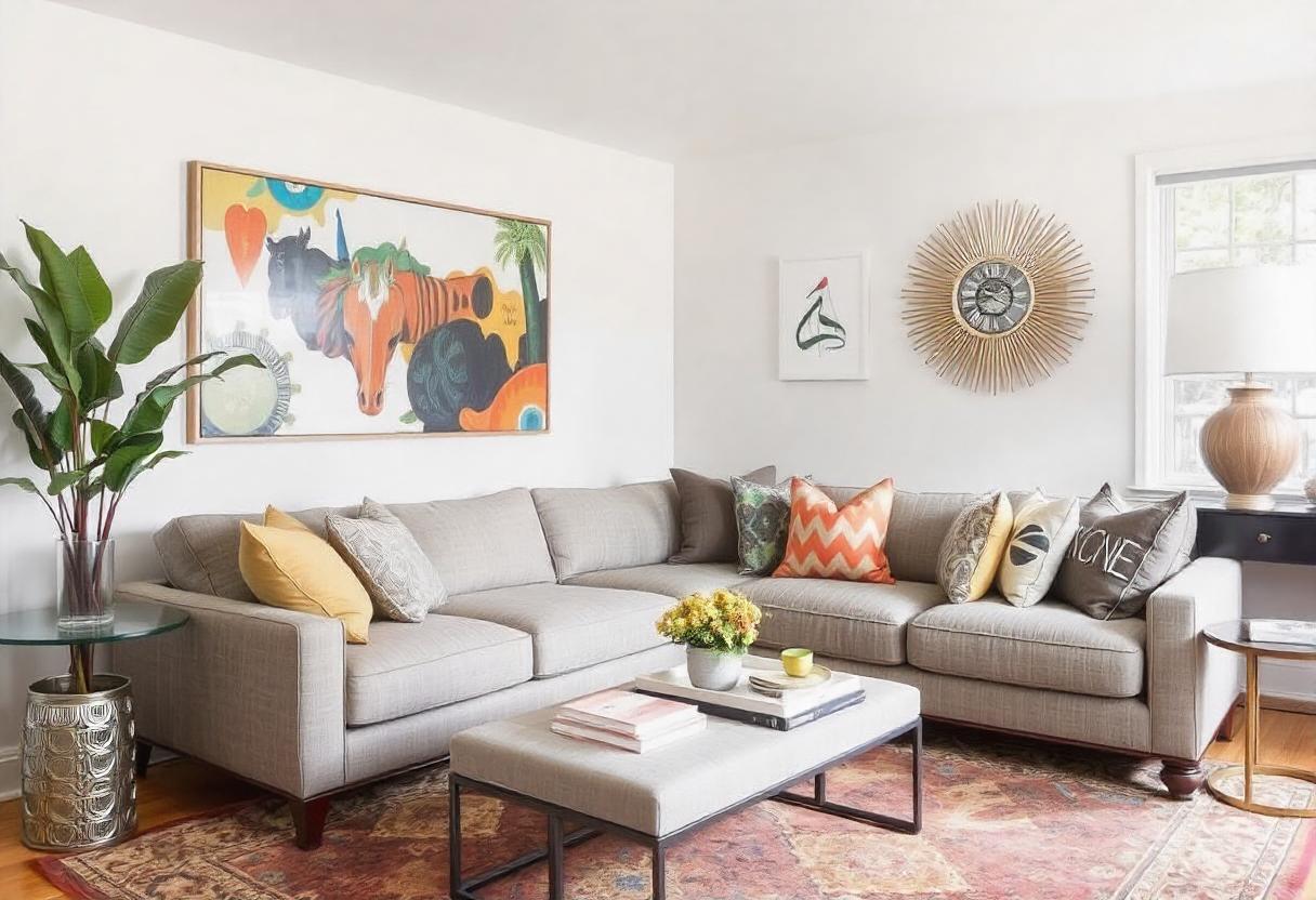 How to Style an L-Shaped Sofa with Art and Wall Decor